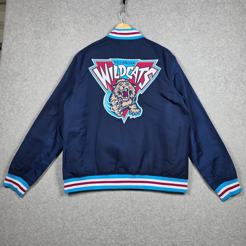 Homefield Villanova Wildcat Bomber Jacket Mens Size Large Bomber Retro 90s Y2K